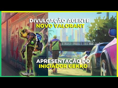 TRAILER E GAMEPLAY AGENTE NOVO VALORANT GEKKO - MAIOR QUE UM VCT LOCK//IN