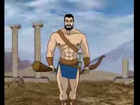 Hercules vs the Nemean lion