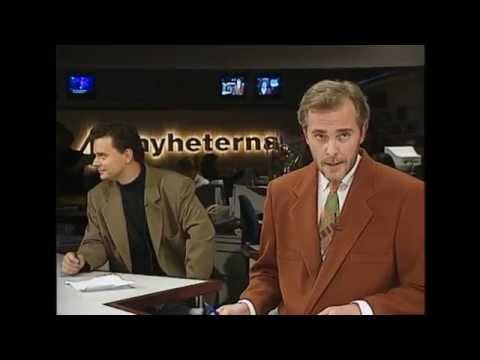 TV4 Nyheterna 1990-09-15 med Bengt Magnusson.