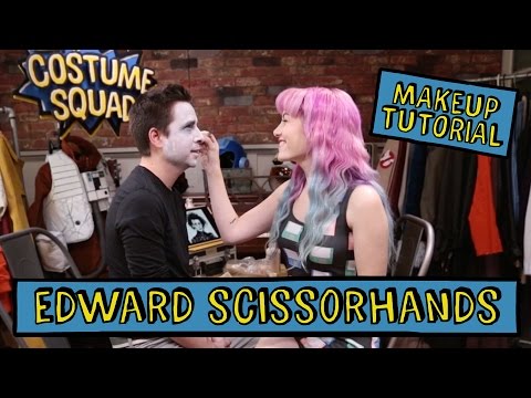 BONUS: Edward Scissorhands Makeup Tutorial - DIY Costume Squad Video