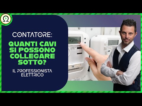 Contatore: quanti cavi si possono collegare sotto?