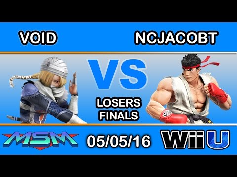 MSM 48 - 2GG | VoiD (Sheik) Vs. NCJacobT (Ryu) Losers Finals - Smash Wii U