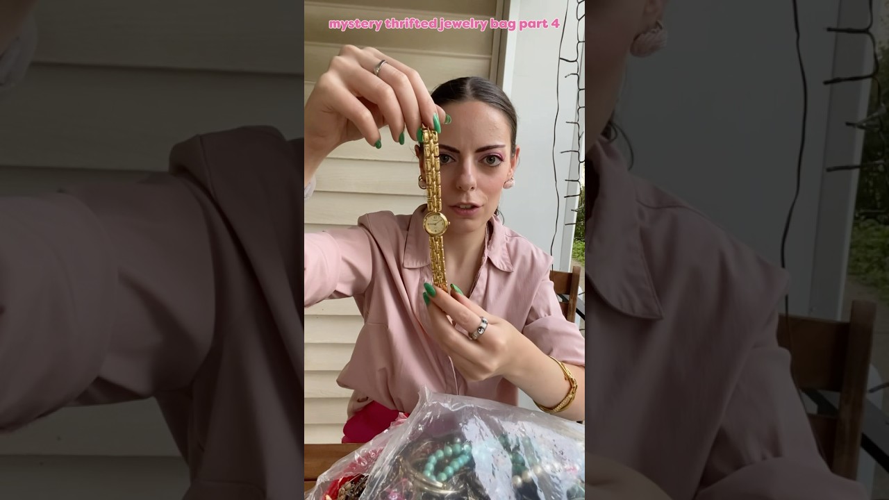 Mystery Thrifted Jewelry Bag Part 4 #thrifthaul #mysteryjewelryjar #thriftstorefinds