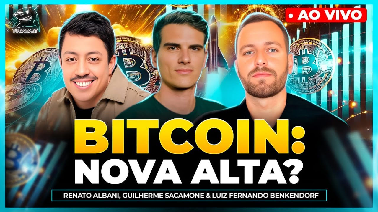 BITCOIN VAI TER UMA NOVA ALTA? com RENATO ALBANI, LZ ACADEMY E GUILHERME SACAMONE | Tubacast (487)