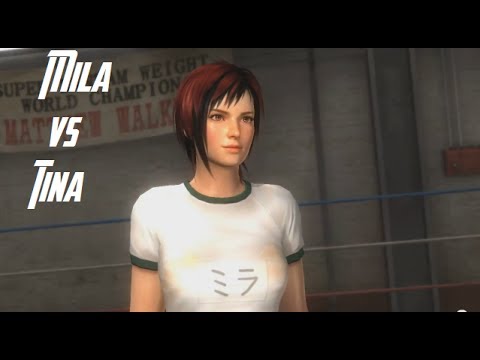 Dead or Alive 5 Ultimate Mila vs Tina gym outfit