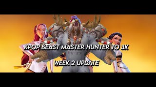 WEEK 2 - TIMERUNNER TO 3K BEASTMASTER HUNTER - 2K THROUGH PUGGING ACHIEVED LETS OPEN VAULT!!