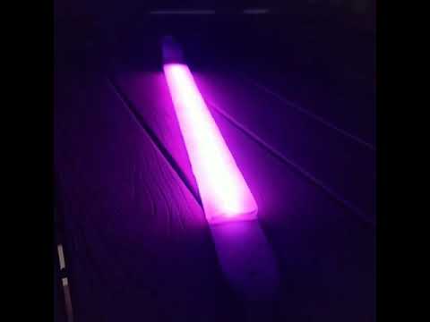 Rockit Music Gear Super Bright Rechargeable LED Guitar Strap White handmade image 14