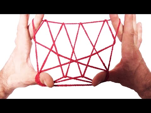 String Tricks! How To Make A Basket String Figure - Step By Step