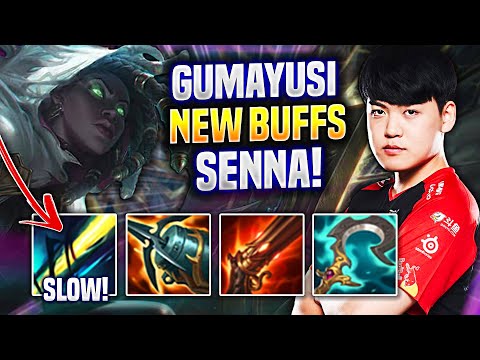 GUMAYUSI TRIES SENNA WITH NEW BUFFS! - T1 Gumayusi Plays Senna Bot vs Aphelios! | Season 2022