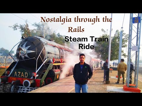 Steam Train Ride in India with 70 years old steam locomotive | #steam #indianrailways  #trains