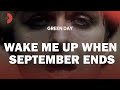Green Day Wake Me Up When September Ends Top Songs Lyrics