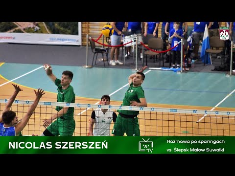 Nicolas Szerszeń: Każdy z nas walczył do końca (Sparing #3 vs. Ślepsk Malow Suwałki)