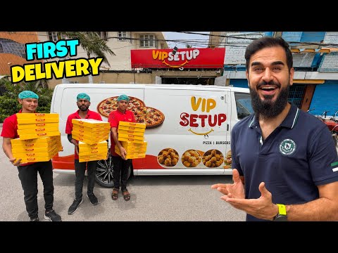 Alhamdulillah delivering first order from my restaurant 😍 Unlimited profit hogaya