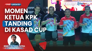 Pertandingan Ganda di Kasad Cup Badminton 2023, Ada Ketua KPK Bertanding Lawan Jenderal Dudung