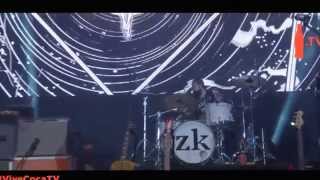 Zurdok Feat. Jay de La Cueva ,Pato Machete- Tropecé/Gallito Ingles en vivo Vive Latino 2014 Feat