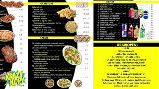 Order Your Restaurant Menu Printing | Restaurant Catalogue Printing | Krazy Kopy Printer In London