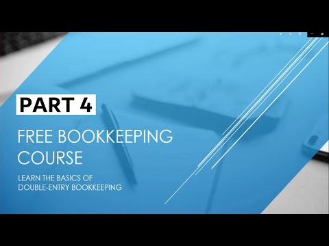 Free Bookkeeping Course - Part 4 - T Accounts ... - YouTube