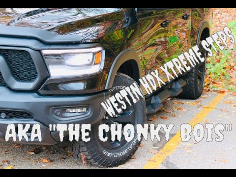 2020 Ram Rebel Crew Cab - Westin HDX Xtreme Nerf Bars Install #westin #ramrebel #sidesteps