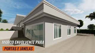 Marco envolvente para portas e janelas