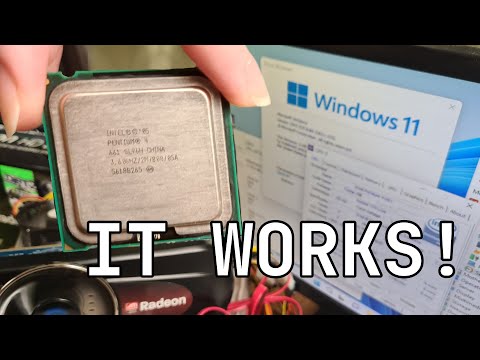 Windows 11 on Pentium 4