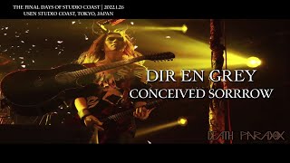 DIR EN GREY - CONCEIVED SORRROW [LIVE HD] (Esp/Eng Sub)