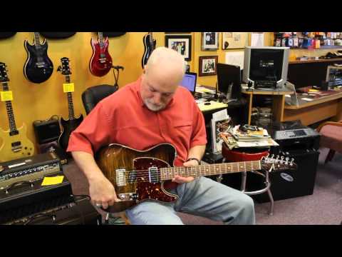 Northwest Guitars: Tom Anderson Short Hollow Drop T in tiger's eye burst