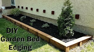 DIY Garden Bed Edging anybody can do