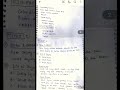 Head Injury Handwritten Notes