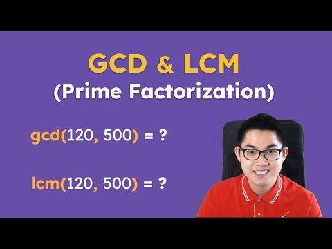 Prime Factorization to find GCD and LCM of two numbers! (So easy!)