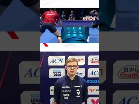 🏓 Alexis Lebrun n'a pas caché sa déception et sa frustration #shorts
