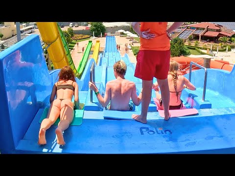 Unseen Secrets: Exploring Europe's INSANE Water Park. Aquaparadise in Bulgaria. All Waterslides