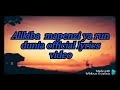 Alikiba Mapenzi Yana Run Dunia Lyrics Video
