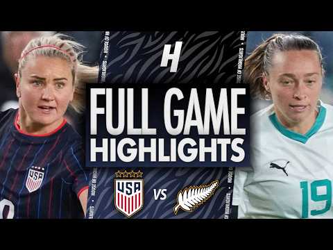 USA vs New Zealand - FULL Highlights & Goals | FIFA Women's International Friendly - Oct 29, 2025
