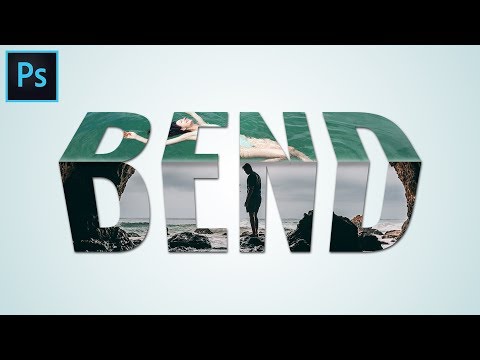 Bending 3D Text Effect - Photoshop Tutorial Typography
