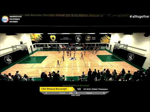 LIVE 🏀 TF U18 CSA Steaua Bucuresti vs CS SCM OHMA Timisoara