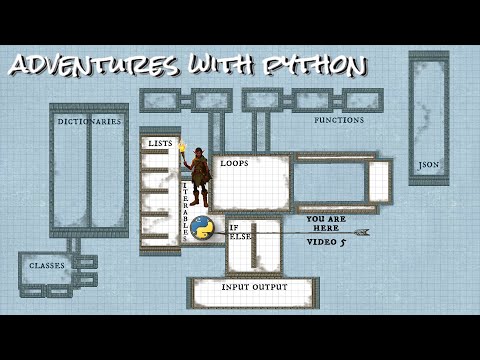 Adventures with Python: Learn Python by Programming a Text Adventure Game, Video 5 iterables