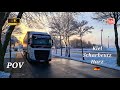 POV Truck driving Volvo FH500. How does a truck driver day looks like? 4K