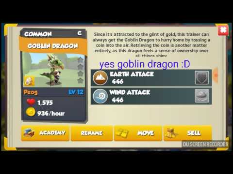 I got the goblin dragon :D (dragon mania legends)
