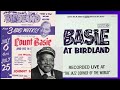 Count Basie at Birdland  Album 1961 "Backstage Blues" with  Scat style singing