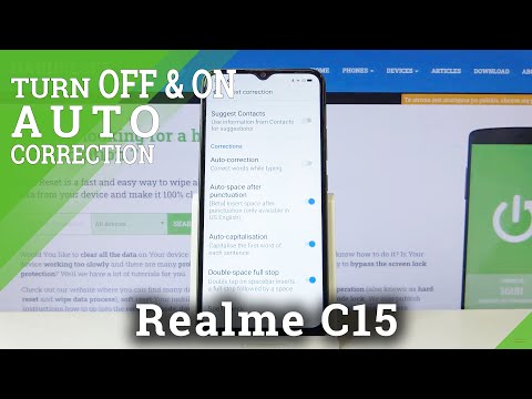 How to Set Auto Correction in REALME C15 – Find Correction Settings