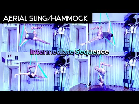 Intermediate Sequence | Aerial Sling | Aerial Hammock | with Natalie