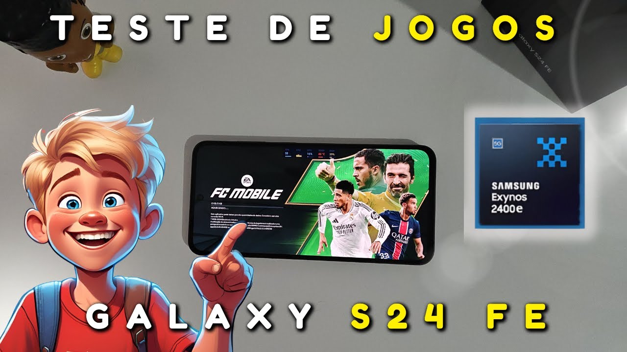 Galaxy S24 FE: Teste de Jogos com o Novo Exynos 2400e - Vale a Pena?