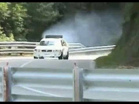 HILLCLIMBMONSTER Lancia Delta S4 spin - R5 Turbo, Ford Sierra Cosworth, Bergrennen St. Ursanne