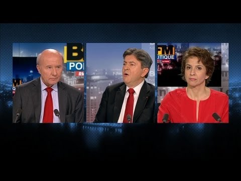 BFM Politique : l'After RMC, Jean-Luc Mélenchon répond aux questions de Véronique Jacquier
