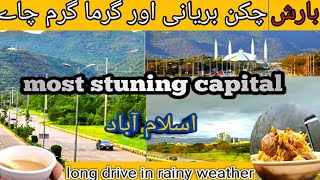 Long Drive In Rainy Day //Rainy Weather In Islamabad //Most Beautiful Capital
