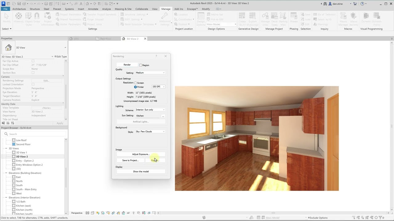Creating an Interior Rendering Using Autodesk Revit | Tutorial
