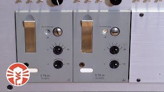 Video thumbnail for Vintage V76 Mic Pre vs. Universal Audio V76 Plug-In Shootout | Vintage King by Vintage King