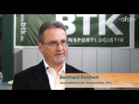 Hintergrund: xStorage 3.
xStorage 3 ist ein hochmodernes Warehousemanagement-System der Aisys AG, auf dessen Grundlage sich beliebige Standardprozesse abbilden und Erweiterungen als Bausteine hinzufügen lassen.
Hintergrund: BTK
Die BTK Befrachtungs- und Transportkontor GmbH mit Sitz in Rosenheim hat sich auf Logistik- und Transportdienstleistungen für Industrie und Handel spezialisiert.