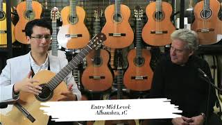 Video thumbnail for Alhambra 1C: Entry-mid Range Classical Guitars - Daniel Nistico Guitar Range Review by Guitars Online