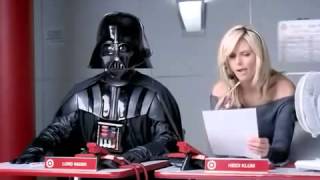 Darth Vader meets Heydi Klum Target ad
